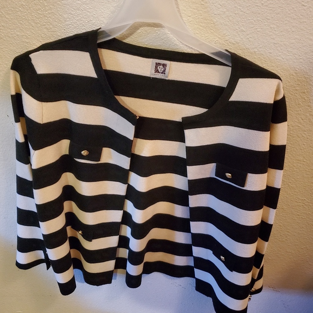 Black and White Cardigan